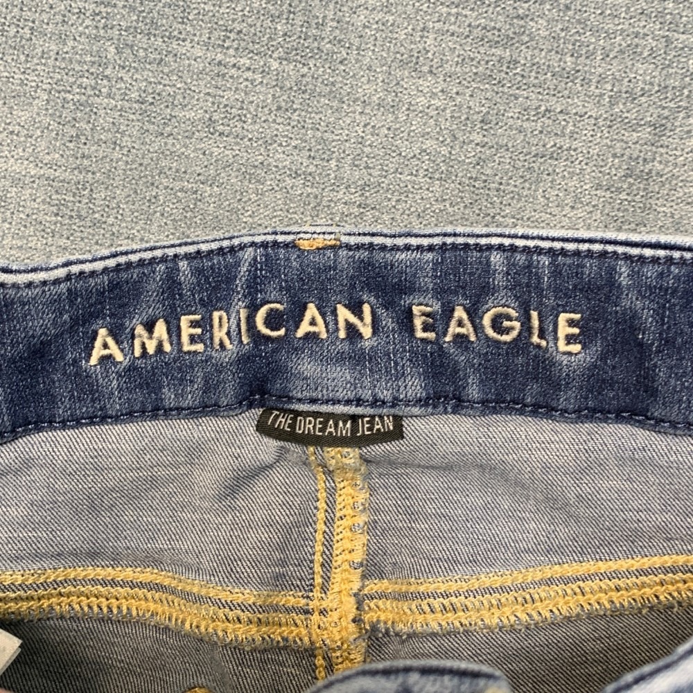 American Eagle Outfitters Curvy Jegging Jeans Womens 0R Blue Denim High Rise - Picture 8 of 16